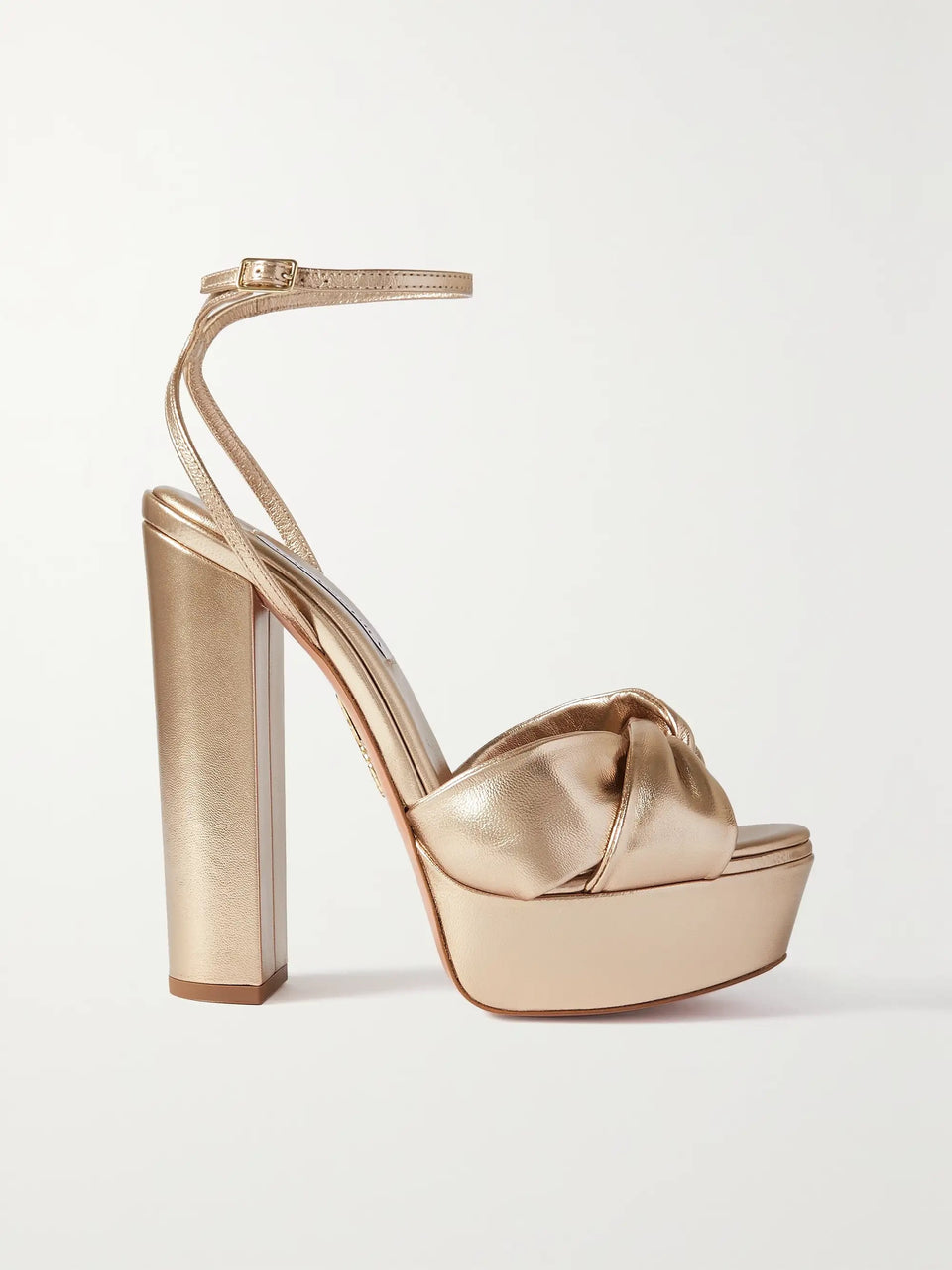 Gold Metallic Olie Platform Sandal