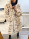 Vintage Fur coat midi length