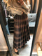 Plaid Printed Pleated Skirt