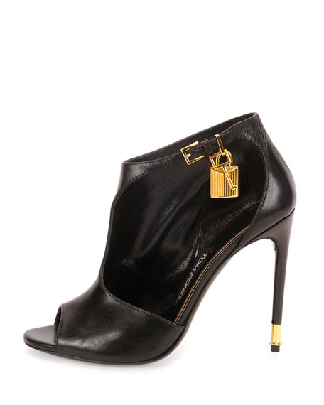 Cut Out Heel with Padlock