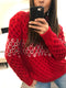 Jewelled Cable Knit Runway Sweater