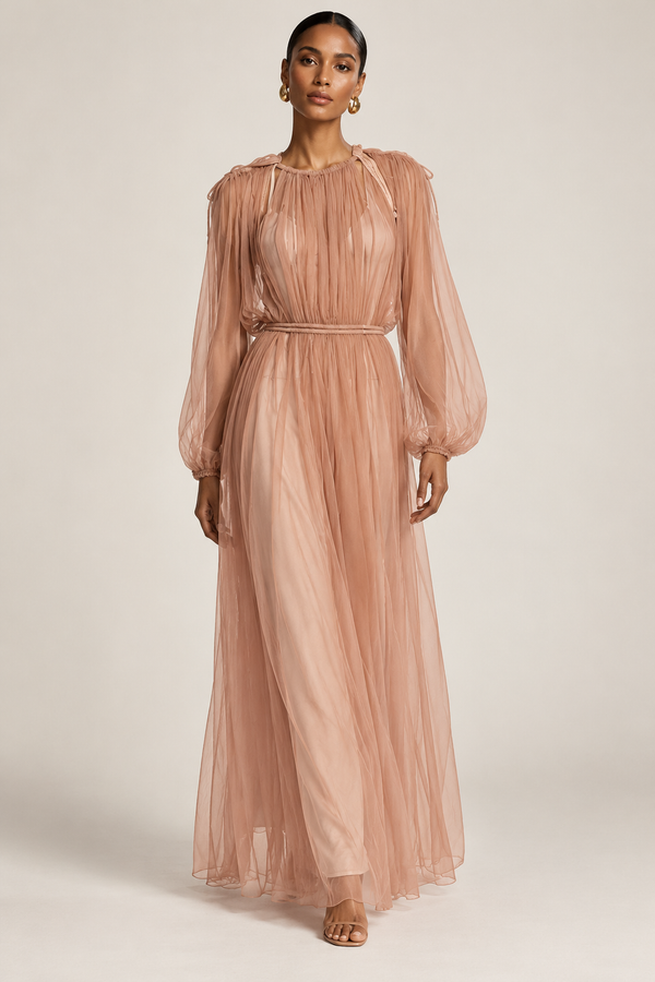 LANVIN BLUSH PINK DRESS - ESTIMATED SIZE LARGE