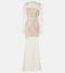 Lace Gown with Nude Underlay