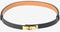Epsom Kelly 18 Black with Gold Hardware Belt