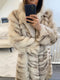 Vintage Fur coat midi length