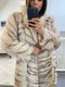 Vintage Fur coat midi length