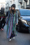 Runway 2016 Striped Coat