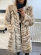 Vintage Fur coat midi length