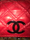 Hidden Chain Quilted Leather Bag with Logo