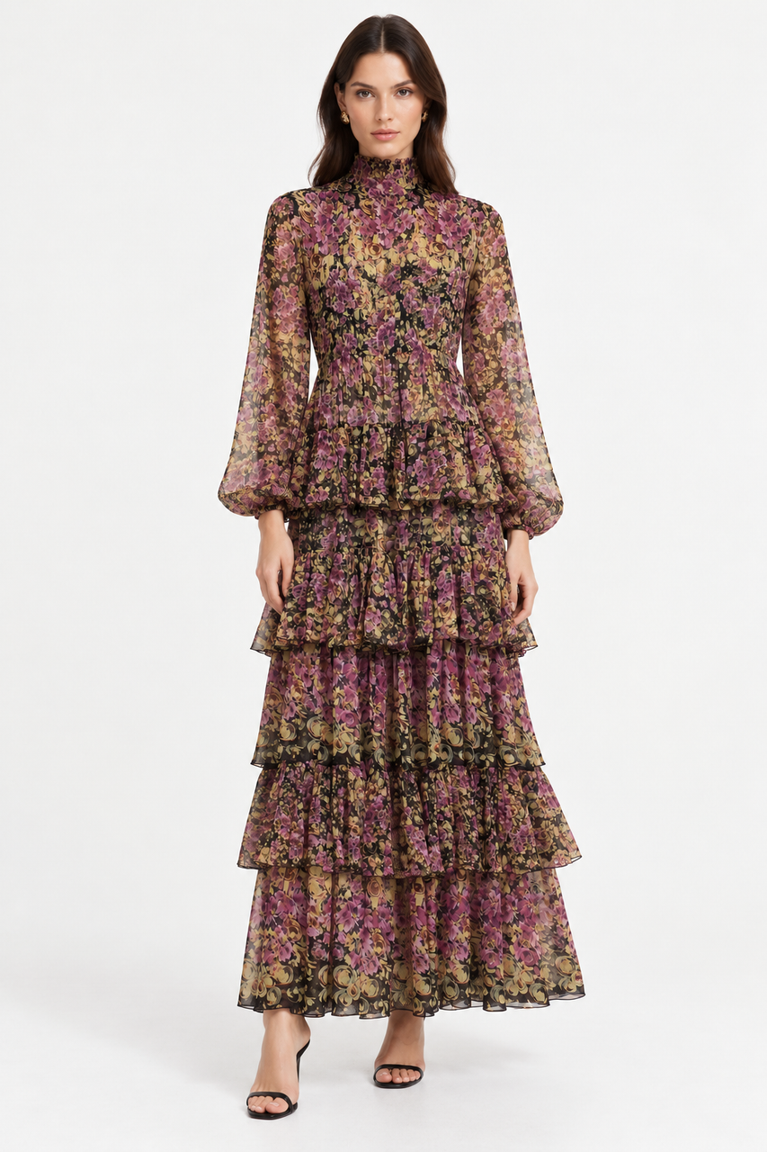 GIAMBATTISTA VALLI FLORAL DRESS - SIZE IT 42