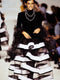 VALENTINO 1992 TULLE AND PINK RIBBON SKIRT - SIZE 8