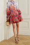 Floral L/S Dress with Open Back
