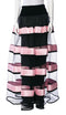 VALENTINO 1992 TULLE AND PINK RIBBON SKIRT - SIZE 8