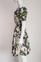 Floral printed Mini dress with elastic waist