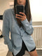 Blue Jacket with Cut Out