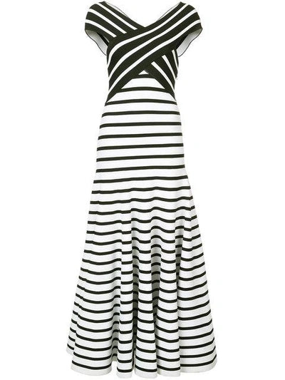 Striped Runway Fit and Flare Dress – The Fashion Edit