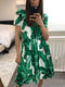 Banana Leaf Printed Dress