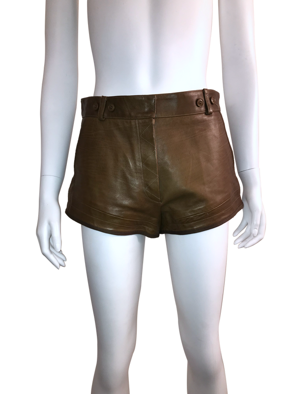 Vanessabruno Leather Hot Pants