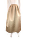 Pleated Bubble Midi Length Skirt