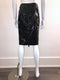 Patent Leather Skirt with Fabric Sides