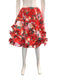 Floral Skirt with 3-D Flower Detail