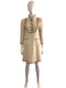 Wool Dress and Jacket Combo with Tweed Trim