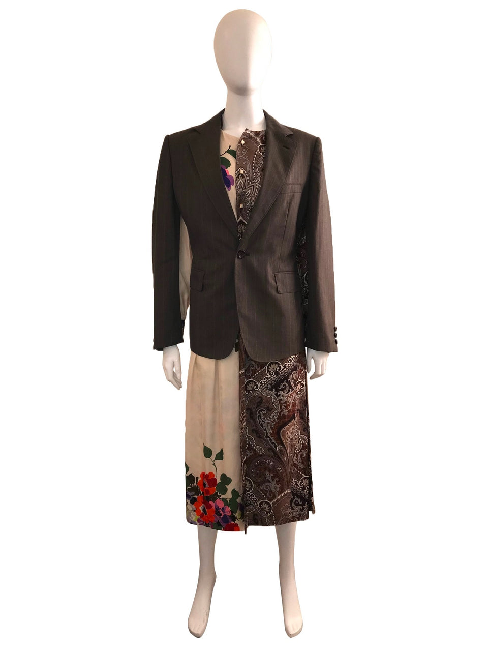 Jacket with Floral Underlay