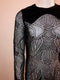 Black Lace Midi Length Dress