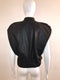 Leather Vest with Bow Front